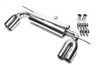 Duplex inox Silencieux sport gauche + droite 2 × 76 mm pour Audi A3 (8P)/ VW Golf V, Golf V Plus (1K/1KP) — TA Technix