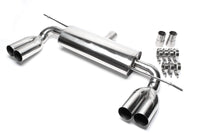 Duplex inox Silencieux sport gauche + droite 2 × 76 mm pour Audi A3 (8P)/ VW Golf V, Golf V Plus (1K/1KP) — TA Technix