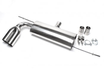 Roestvrijstalen sportdemper 2 × 76 mm voor Audi A3 (8P)/ VW Golf V, Golf V Plus (1K/1KP) — TA Technix