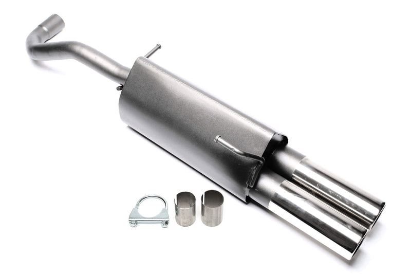 Silencieux sport 2 × 76 mm pour Seat Arosa 6H / VW Lupo 6E/6X — TA Technix