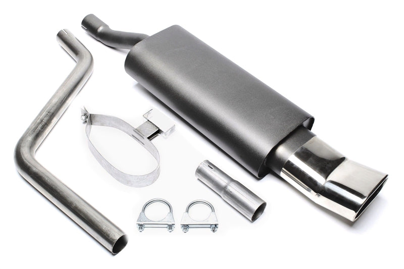 Silencieux sport 70 × 140 mm DTM pour VW Polo, VW Polo, Polo Coupé, Polo Classic 86C — TA Technix