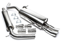 Ligne d'échappement inox 2 × 76 mm DTM pour Skoda Fabia I /VW Polo 9N — TA Technix