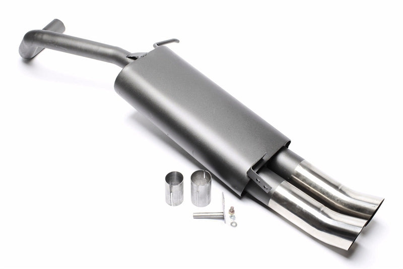Silencieux sport 2 × 76 mm DTM pour Skoda Fabia I / VW Polo 9N — TA Technix