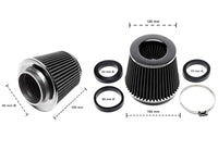 Filtre à air sport noir Ø90 mm — TA Technix