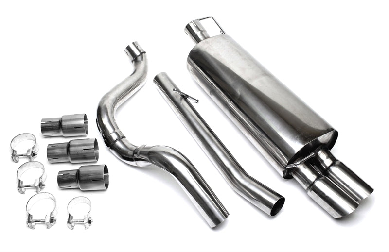 Ligne d'échappement compétition 2 × 76 mm pour Audi A3 8L / Seat Leon 1M / VW Golf IV — TA Technix
