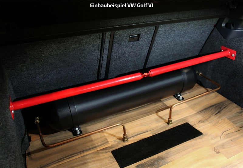 Barre anti-rapprochement acier arrière pour Audi A3 8L / Seat Toledo 1M / Leon 1M / Skoda Octavia 1U / VW Golf IV-VIII / Bora 1J / Scirocco III — étriers rouges — TA Technix