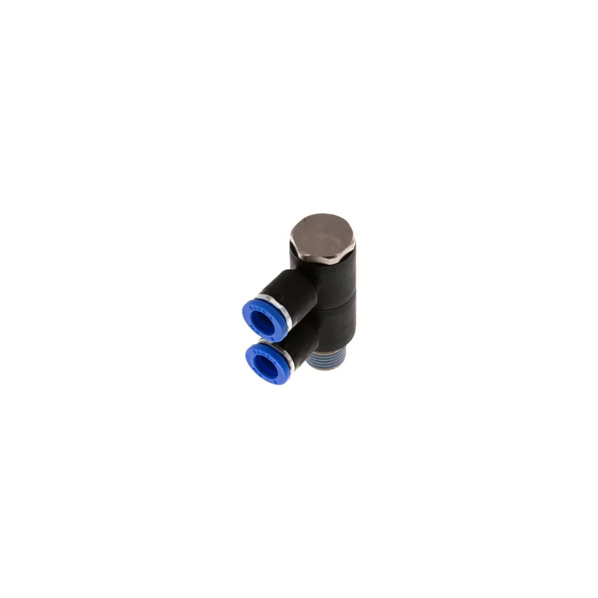Y-koppeling - 1/4" G mannelijke draad | 8 mm Push-in | 8 mm Push-in