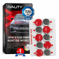 Magnetische kentekenplaathouder IVALITY – Onzichtbare, ultra-sterke bevestiging