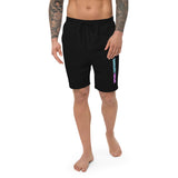 Neonfarbene Herren-Fleeceshorts