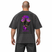 Maglietta oversize slavata Stanced With Love Rasl’Bitume Unisex