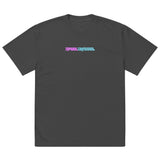 Neonfarbenes, übergroßes T-Shirt