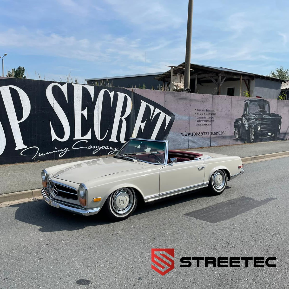 STREETEC Performance — Kit Suspension Pneumatique pour Mercedes-Benz Pagode (W113) (1963-1971)