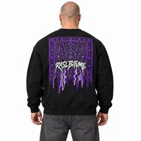 Purple Drip Rasl’Bitume Oversize Sweatshirt