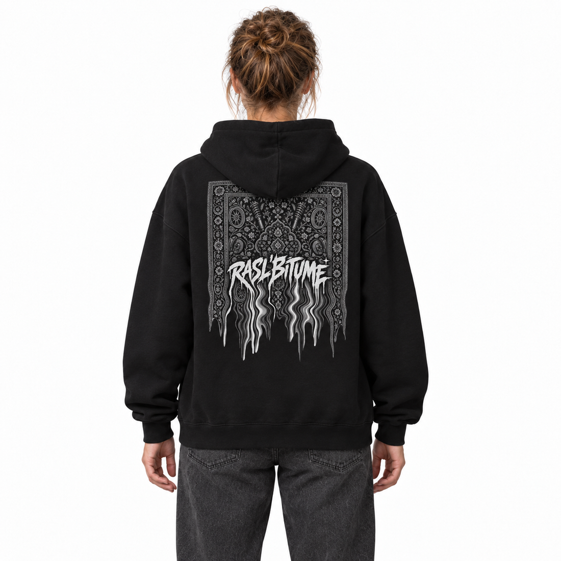 Huvtröja Persian Drip Rasl'Bitume - unisex – vy 2