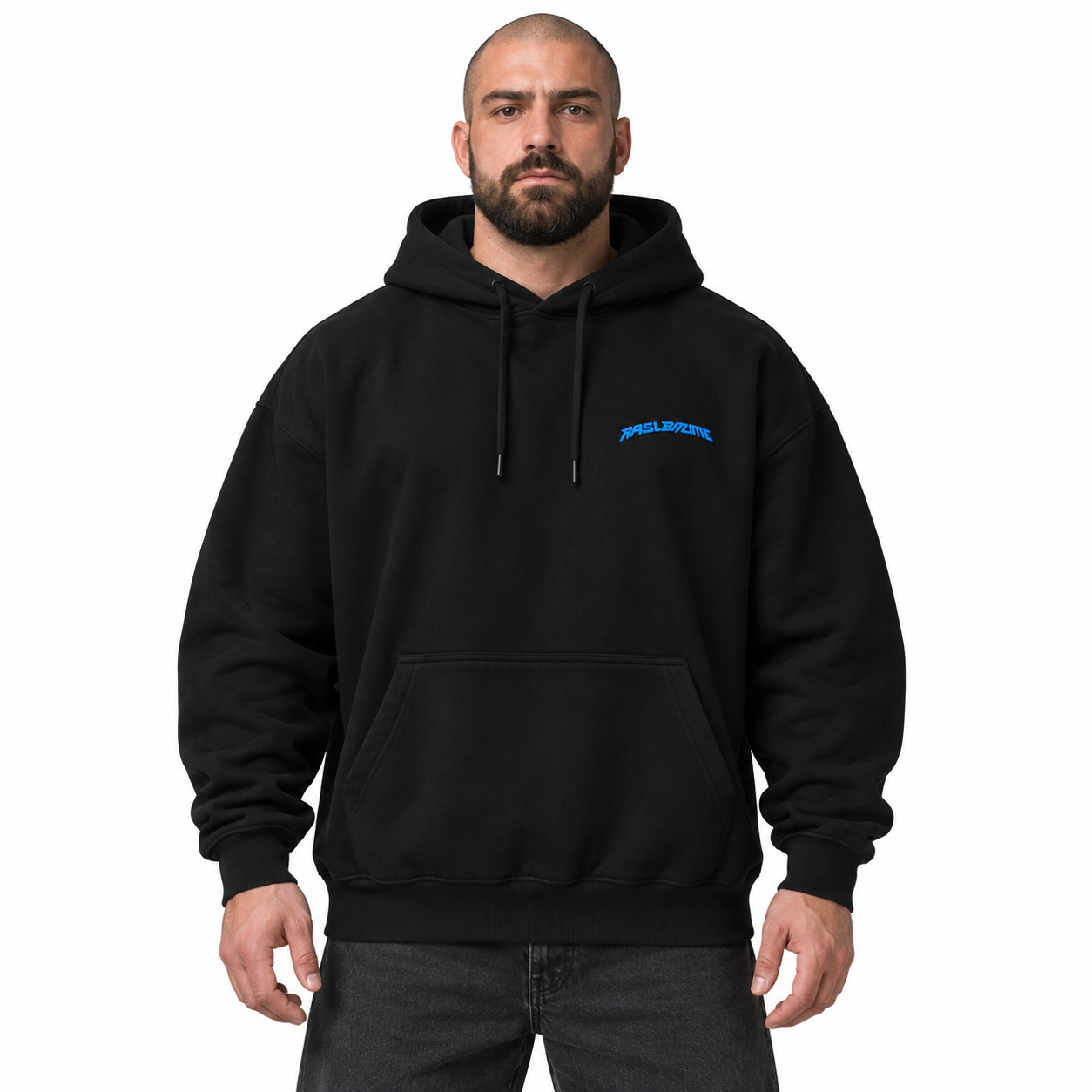 Felpa con cappuccio oversize Wheel Toxic Lab 002 Rasl’Bitume