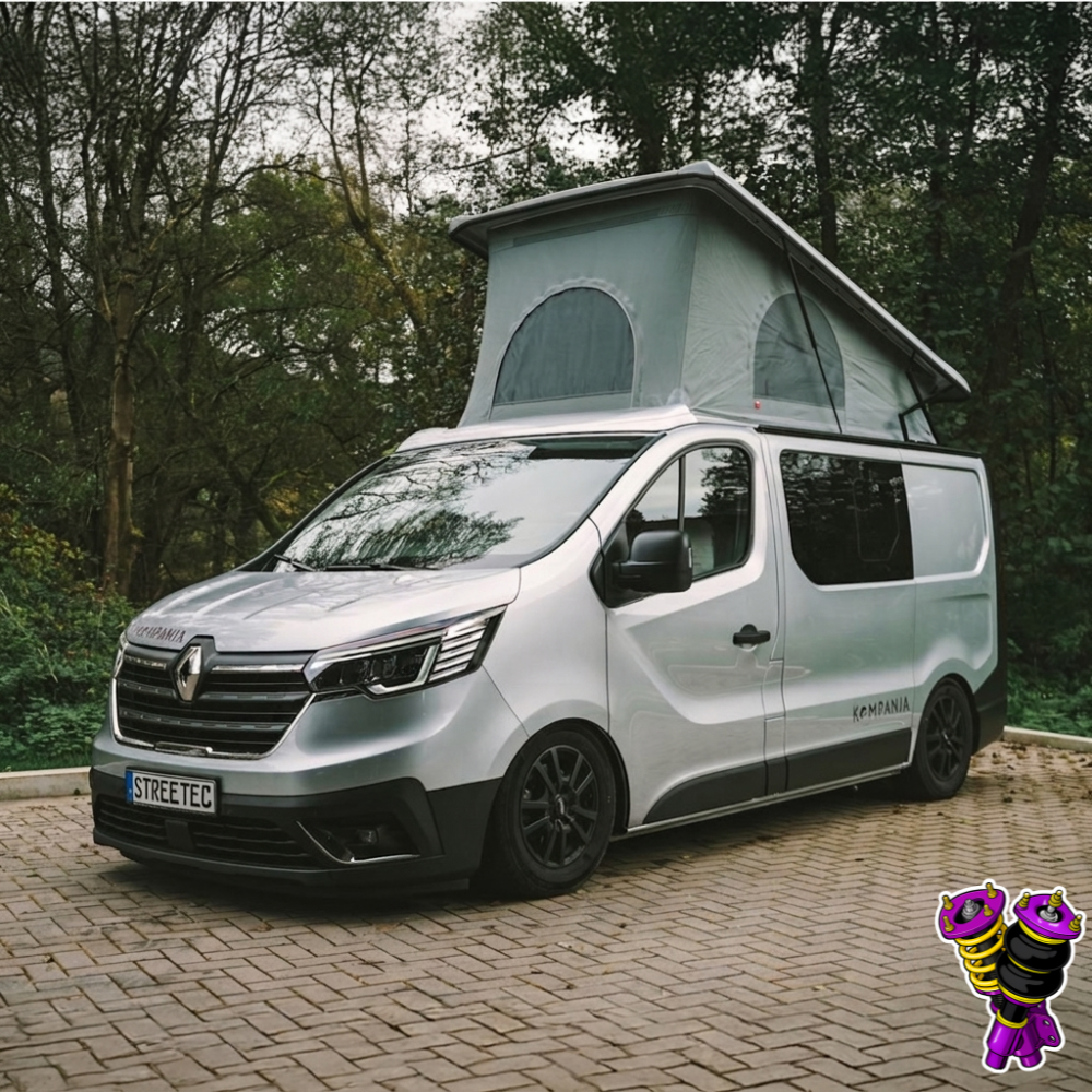 Zestaw zawieszenia pneumatycznego STREETEC Offroad & Camping – Renault Trafic