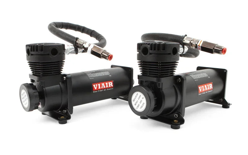 Pack Duo Compresseur Air Ride VIAIR 480C Stealth Black – 3,72 CFM · 200 PSI · Raccord 3/8"