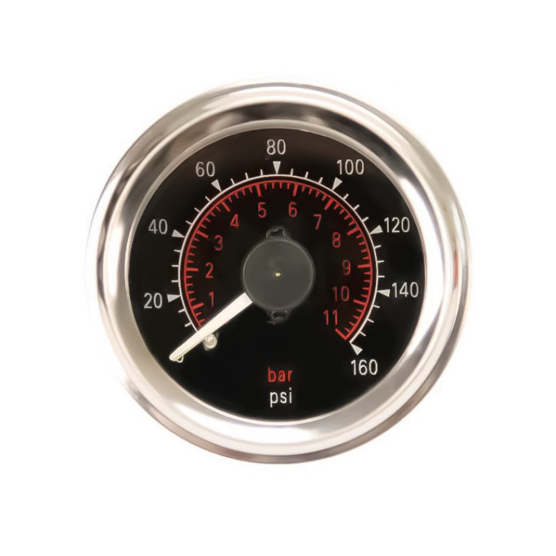 Manomètre Analogique Double Aiguille 0–160 psi / 0–11 bar
