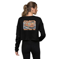 Dragon Stance Ball Crop-Top-Sweatshirt