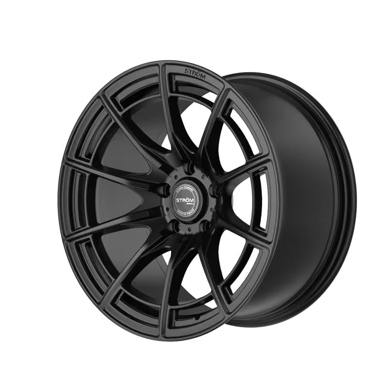 Ström DS-F55 18x9.5 5x114.3 ET10, Noir Satiné