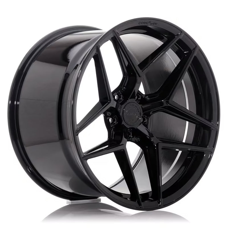 Concaver CVR2 21x11" (5 trous - sur mesure) ET11-55, Noir Platine