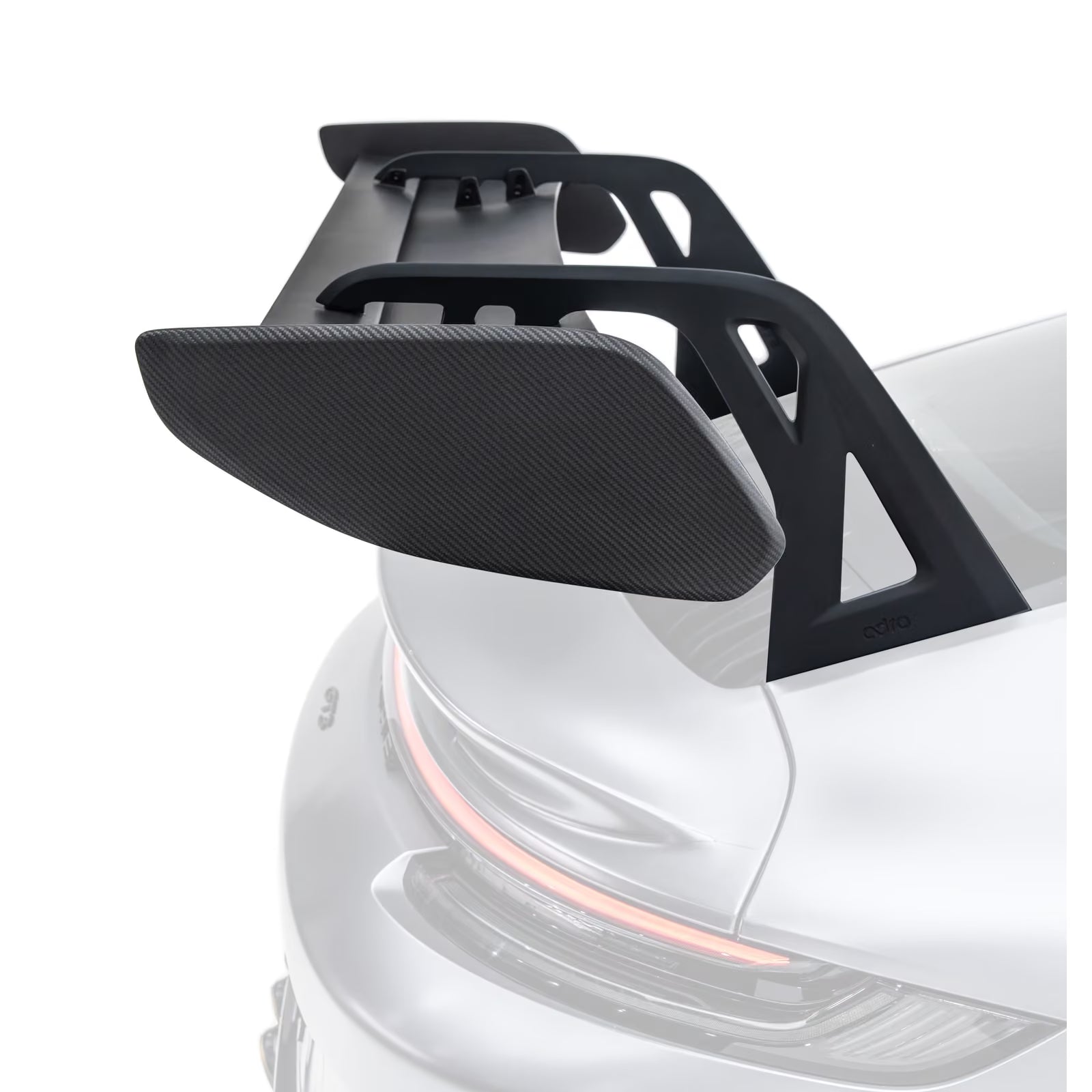Aileron Adro AT-P "Swan Neck" en Carbone pour Porsche 992 GT3