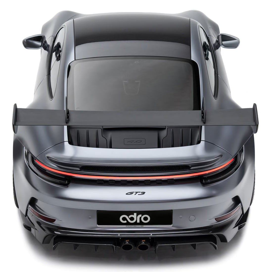 Karbonowy spojler Adro AT-P „Swan Neck” do Porsche 992 GT3 – widok 5