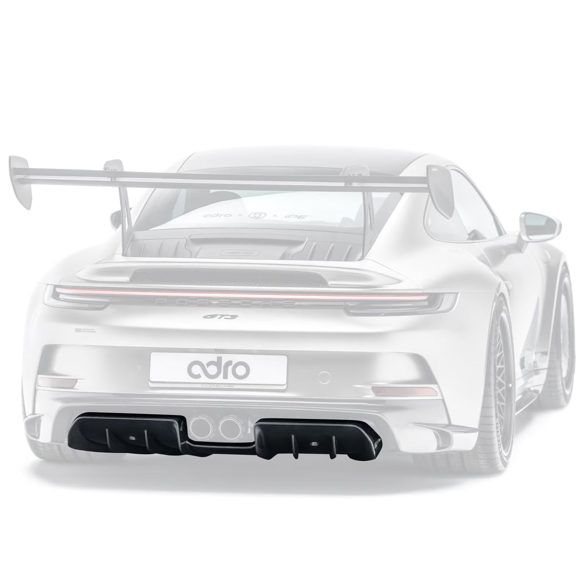 Tylny dyfuzor Adro do Porsche 992 GT3 – widok 3