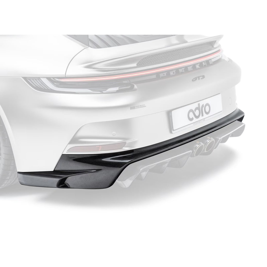 Adro Rear Bumper Lip for Porsche 992 GT3 – view 3