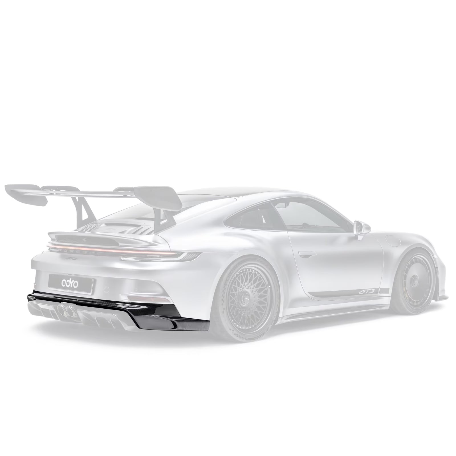 Lame de Pare-Choc Arrière Adro pour Porsche 992 GT3
