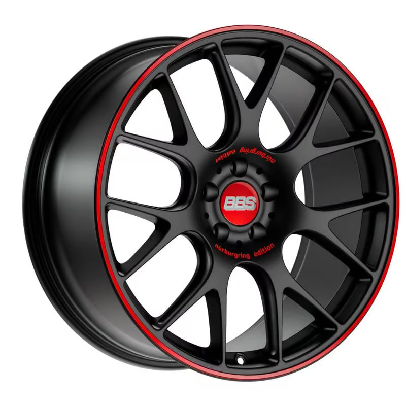 BBS CH-R 20x9" 5x112 ET13, Noir Mat "Nürburgring Edition" (CH102)