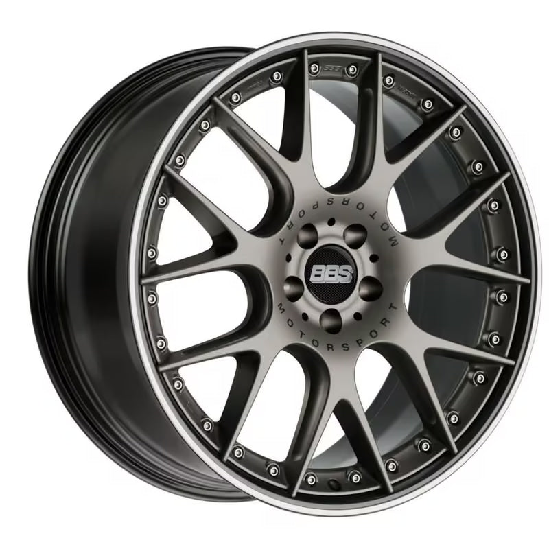 BBS CH-RII 20x8.5" 5x130 ET49, Noir Platine — visuel du modèle CH-RII en Noir Platine