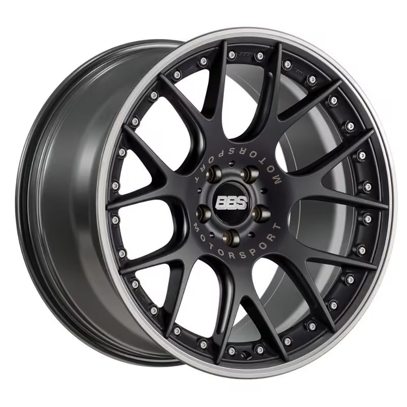 BBS CH-RII 20x8.5" 5x130 ET49, Noir Satiné — visuel du modèle CH-RII en Noir Satiné
