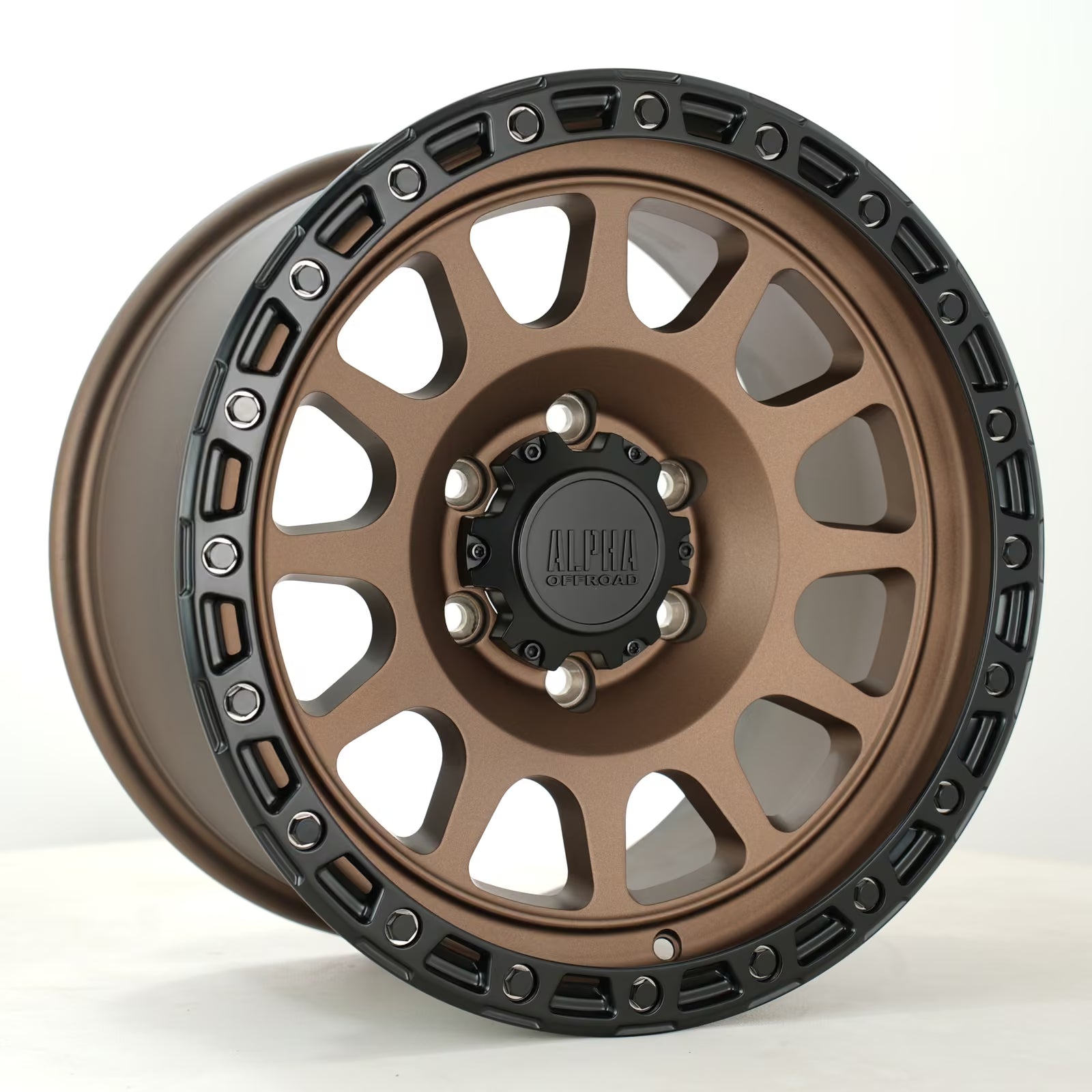 Rota Brawler 17x9" 6x139.7 ET15, Bronze, Rebord Noir