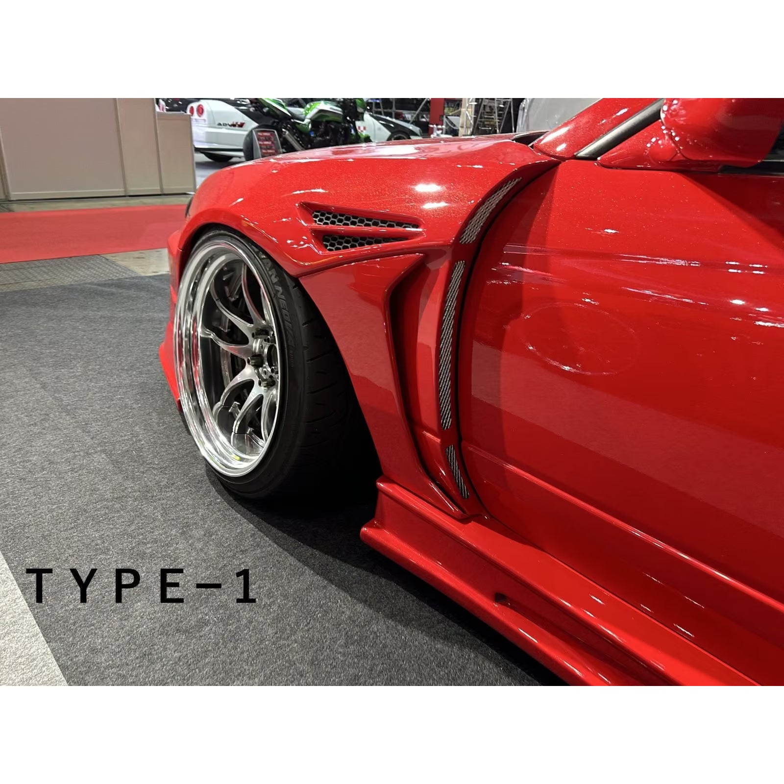 Diffuseurs Latéraux Type 1 Car Modify Wonder Staart pour Nissan Silvia S15