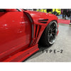 Diffuseurs Latéraux Type 2 Car Modify Wonder Staart pour Nissan Silvia S15