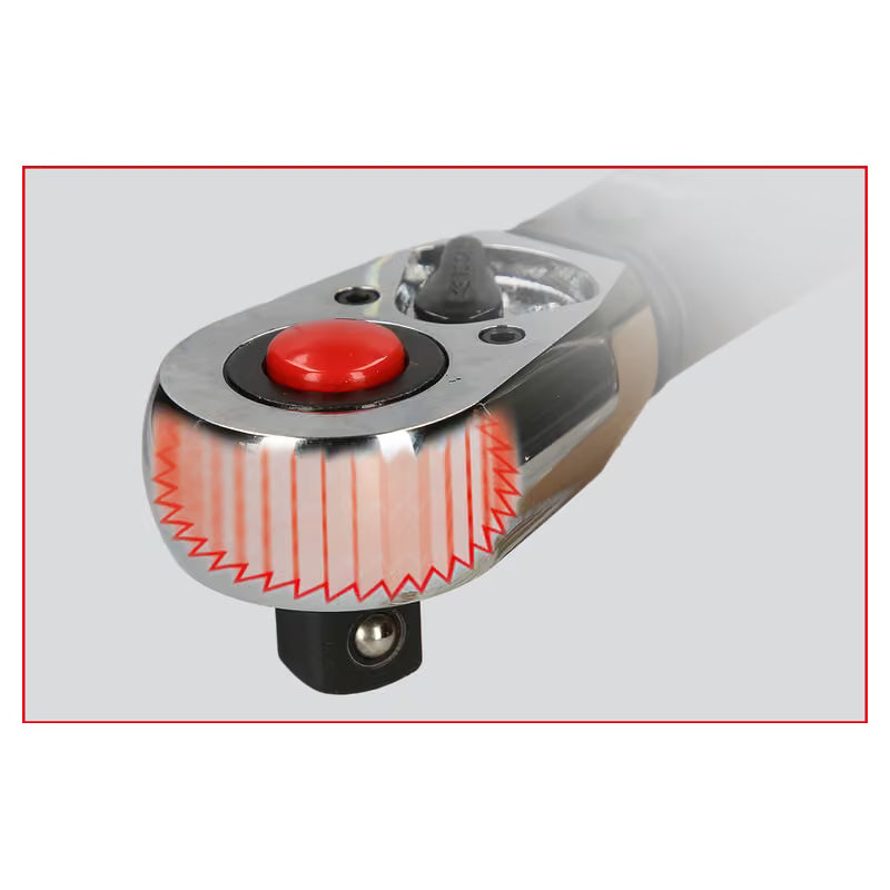 Clé Dynamométrique Ergotorqueprécision avec Inverseur, 1/2" - 80-420 Nm KS Tools