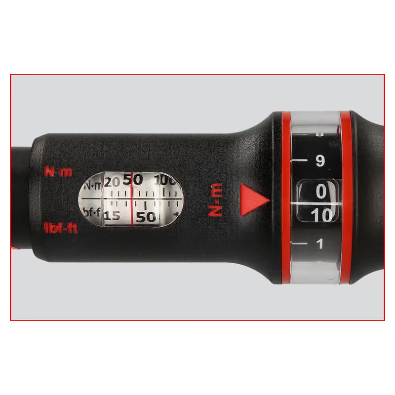 Clé Dynamométrique Ergotorqueprécision avec Inverseur, 1/2" - 80-420 Nm KS Tools