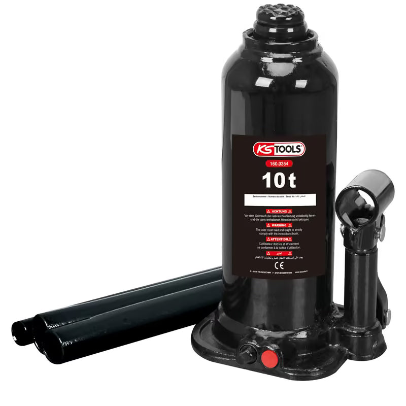 Cric Bouteille Hydraulique, Capacité 10 Tonnes KS Tools