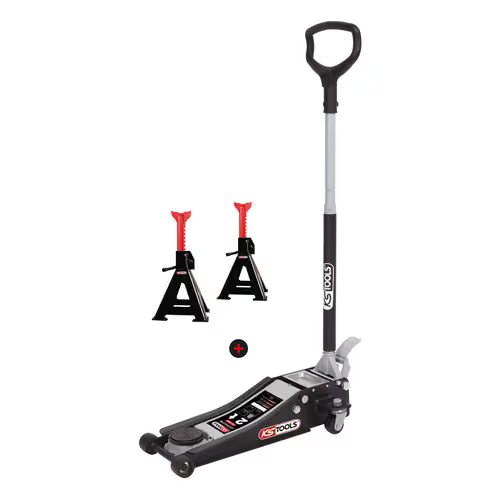 Ultimate Extra-Low Steel Jack 2 T + Jack Stands 2 T Set KS Tools – view 2