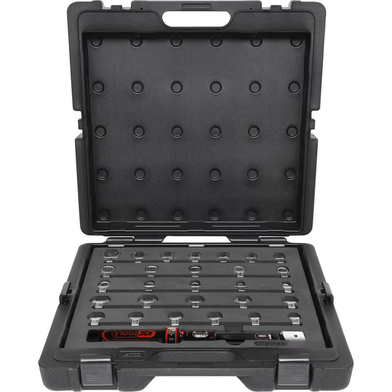 Coffret Clé Dynamométrique 10-50 Nm à Emmanchement 9x12 mm , 3/8", 29 Pièces KS Tools