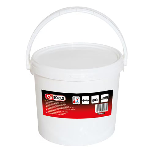 Seau de Graisse à Pneus Blanche, 5 kg KS Tools