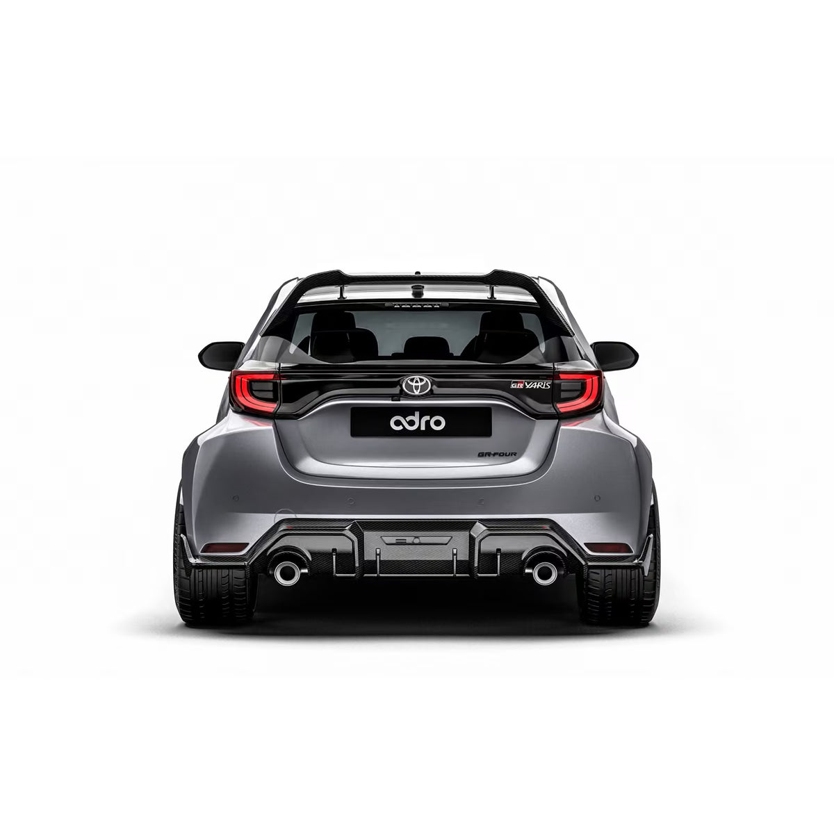 Adro-achterdiffusor voor Toyota Yaris GR (20-23) – weergave 2