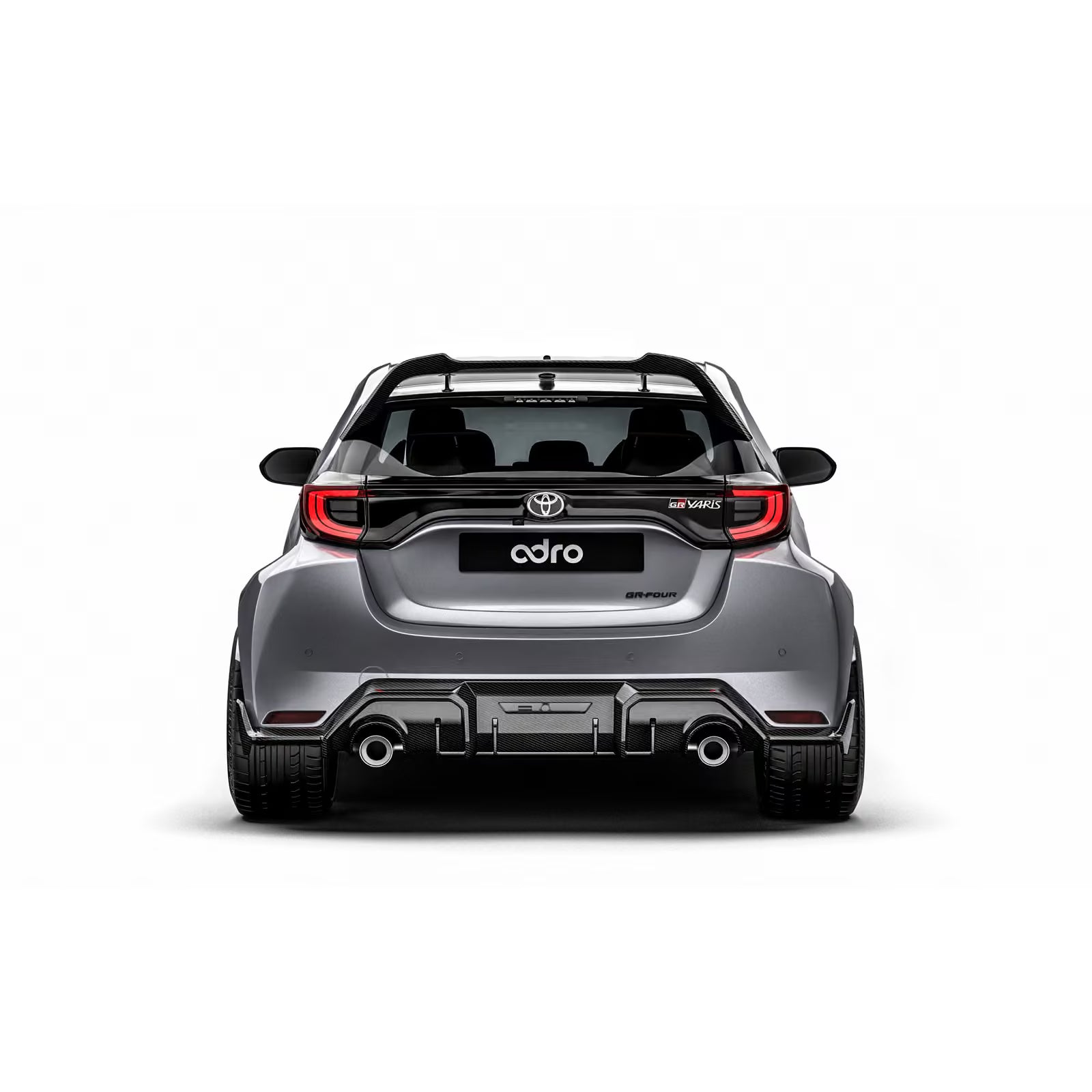 Aileron Adro en Carbone pour Toyota Yaris GR (2020+)