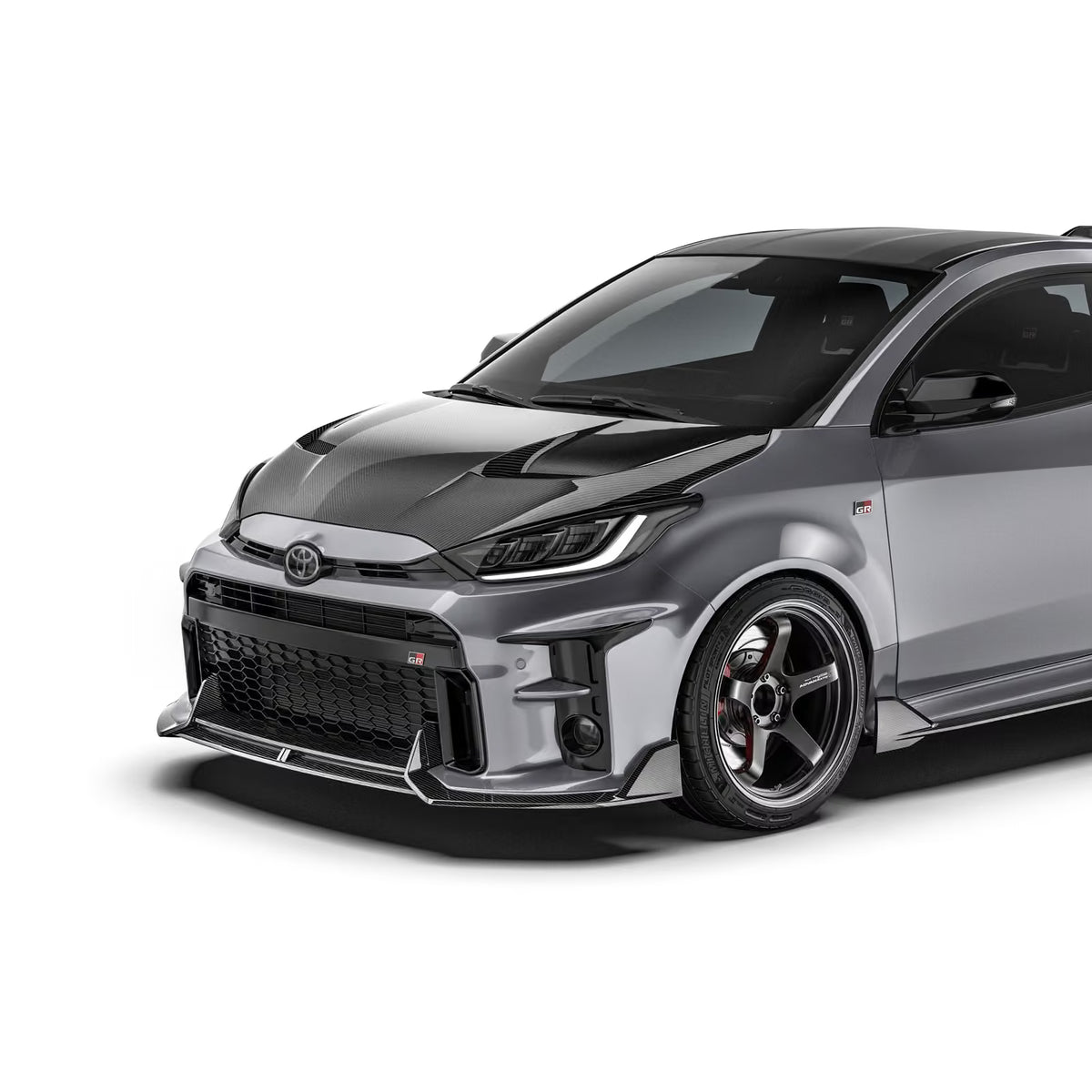Capó de carbono Adro para Toyota Yaris GR (2020+) – vista 4