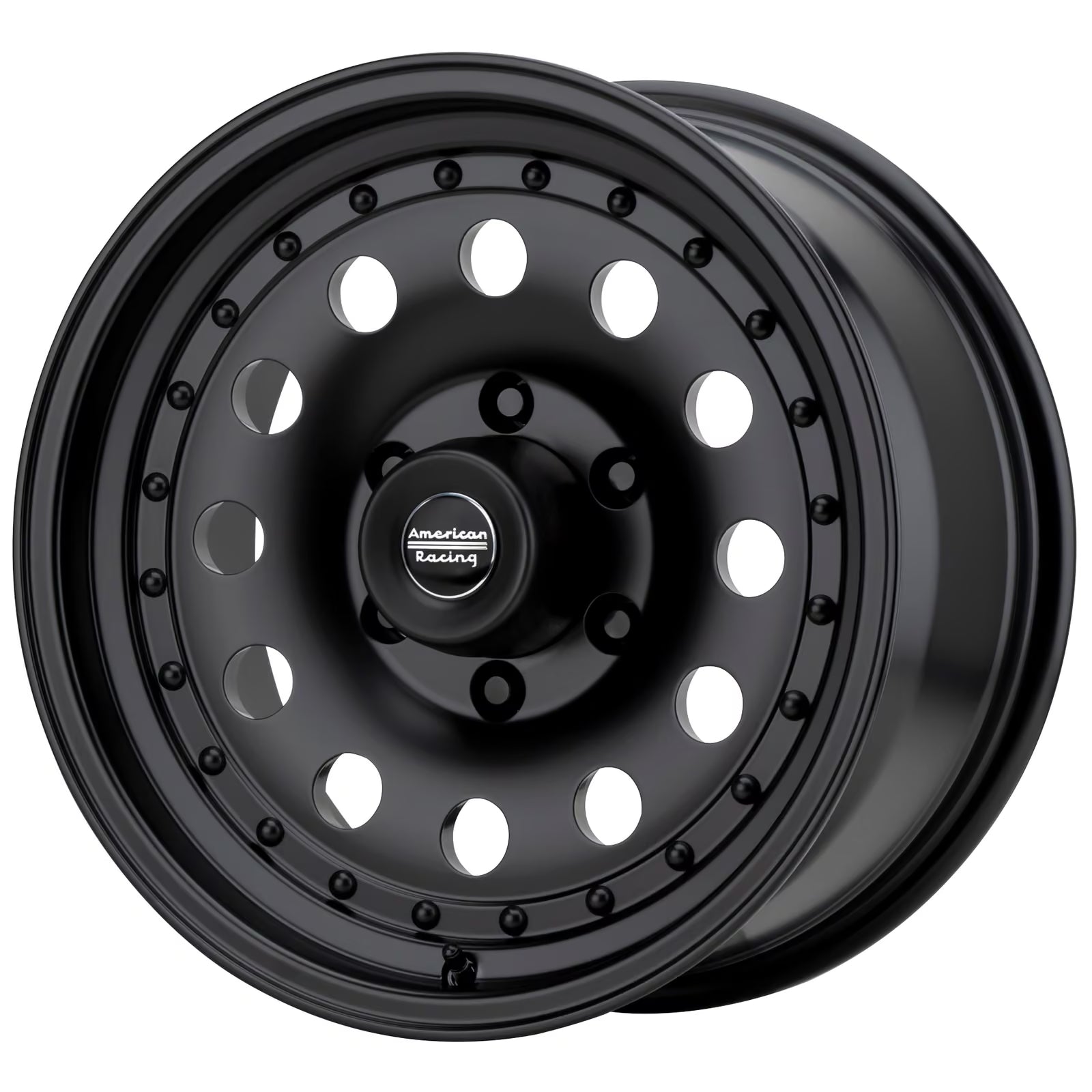 American Racing AR62 Outlaw II 16X10 8x165.1 ET-25, Noir Satiné
