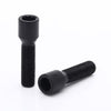 Black Long Wheel Bolts with Internal Hex M14x1.5 (40 mm - Pack of 10)