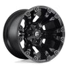 Fuel D560 Vapor 20X9 8x165.1 ET20, Noir Mat