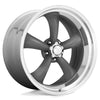 American Racing Vintage VN215 Classic Torq Thrust II 20X10 BLANK ET6, Anthracite, Rebord Poli