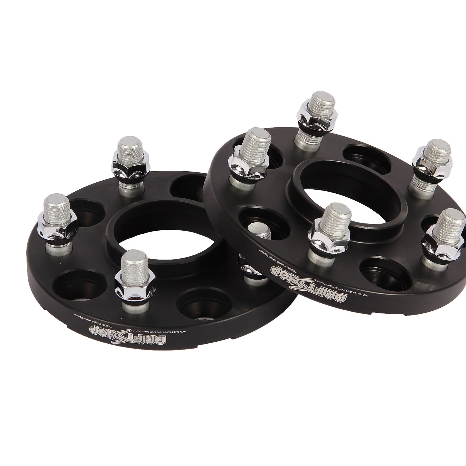15 mm to 20 mm Wheel Spacers - 5x114.3 - Double Bolt Pattern (pair)